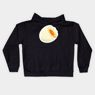 the sunny side soft boiled egg Kids Hoodie